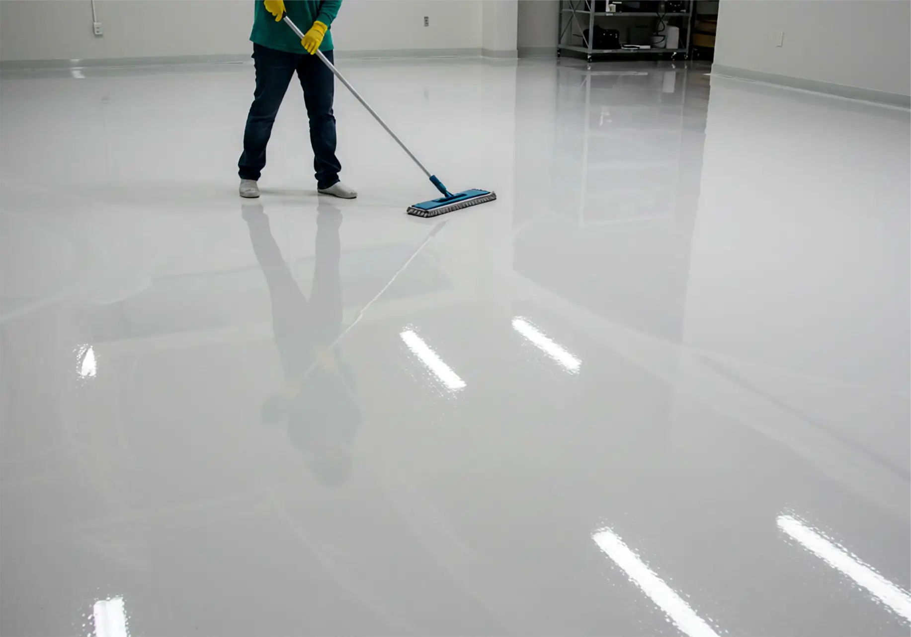 A importância da preparação da base antes da aplicação do piso epóxi