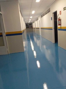 Revestimento de Piso com Resina